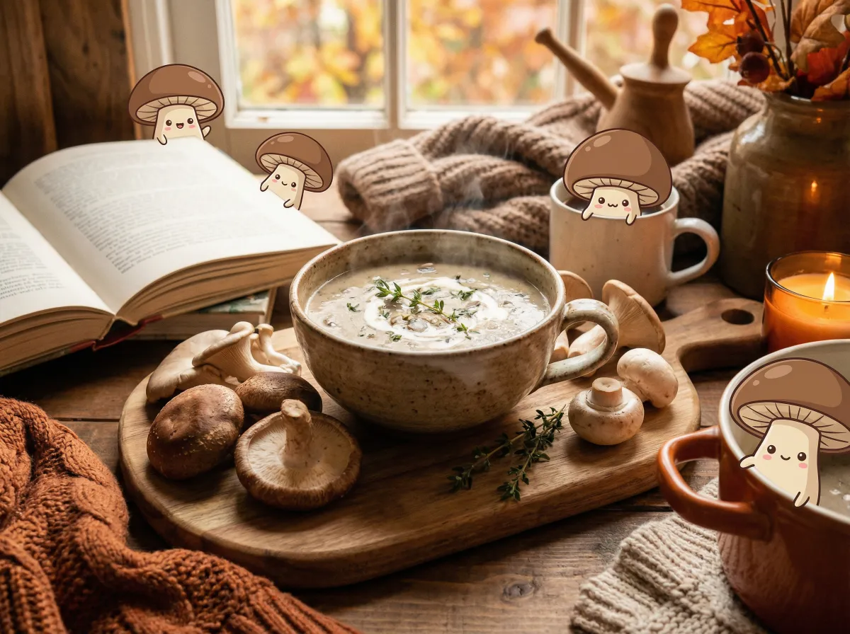 水果派 视频：丝瓜蘑菇汤食谱